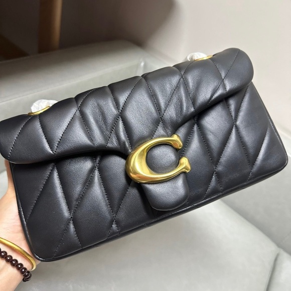 Coach Black Pillow Quilted Leather Tabby 26 Shoulder Bag - Picture 4 of 7